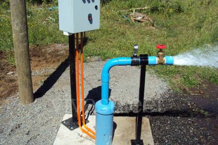 Pozo Profundo terminado y caja electronica